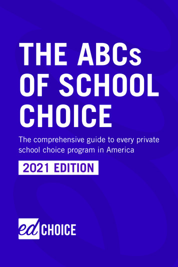 The ABCs Of School Choice