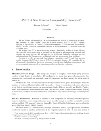 GNUC: A New Universal Composability Framework - IACR