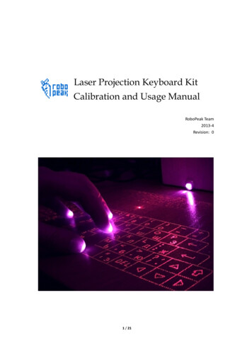 Laser Projection Keyboard Kit Calibration And Usage Manual - Warf