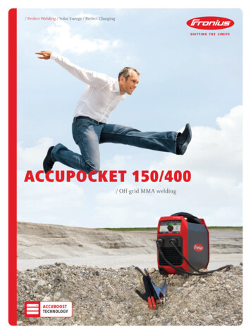 AccuPocket 150/400 - Digitalweld.co.nz