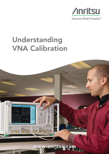Understanding VNA Calibration - UMD