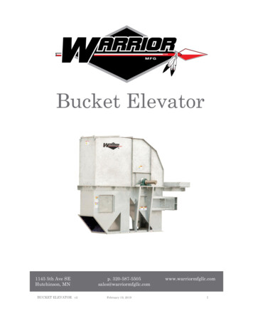 Bucket Elevator - Warrior Manufacturing, LLC
