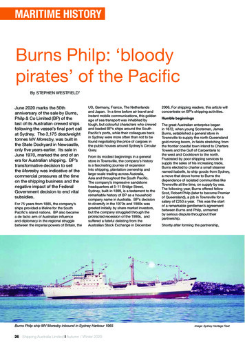 Burns Philp: 'bloody Pirates' Of The Pacic - Shipping Australia