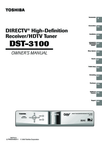 Installation DST-3100
