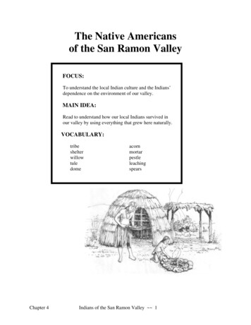 The Native Americans Of The San Ramon Valley