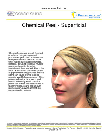 Chemical Peel - Superficial - Ocean Clinic