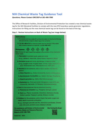 NIH Chemical Waste Tag Guidance Tool