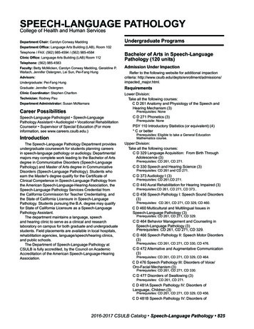 Speech Language Pathology Copy - Web.csulb.edu