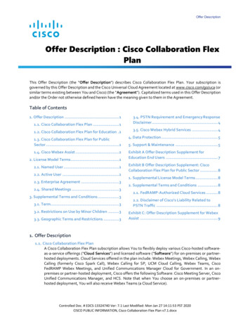 Cisco Collaboration Flex Plan