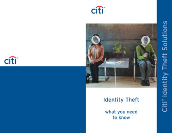 Citi Identity Theft Solutions