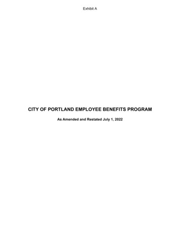 City Of Portland Employee Benefits Program