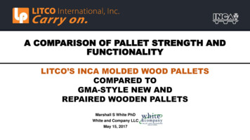 Comparison Of Pallet Strength And Functionality Presentation