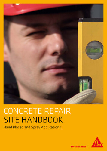Concrete Repair Site Handbook - Sika