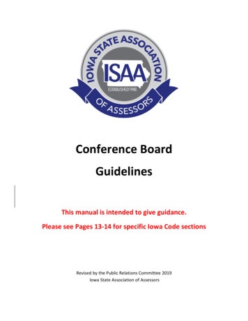 Conference Board Guidelines