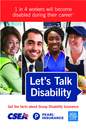 Let's Talk Disability - CSEA Insurance