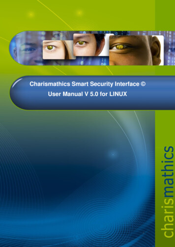 Charismathics Smart Security Interface Manager 4.8 - ESign