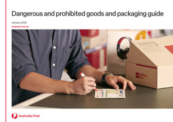 Dangerous And Prohibited Goods And Packaging Guide (8833729)