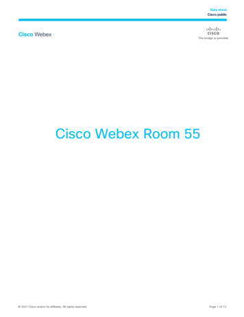 Webex Room 55 Data Sheet - Www2-realm.cisco 