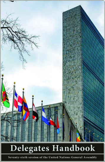 Seventy-sixth Session Of The United Nations General Assembly