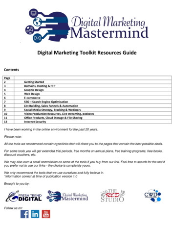 Digital Marketing Toolkit Resources Guide