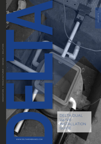 Delta Dual Installation Guide
