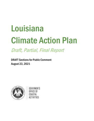 Louisiana Climate Action Plan - John Bel Edwards