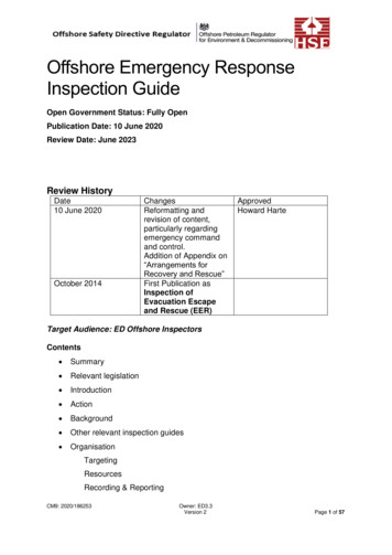 Offshore Emergency Response Inspection Guide