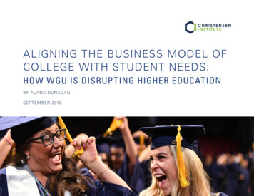 Aligning The Business Model Of College With Student Needs - Eric