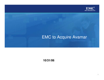 EMC To Acquire Avamar