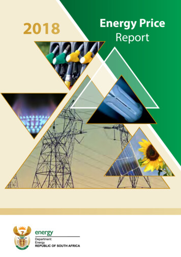 2018 Energy Price Report