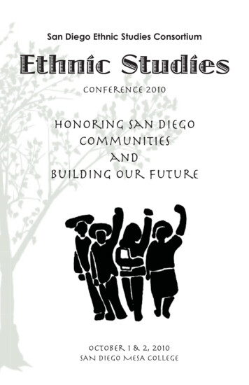 San Diego Ethnic Studies Consortium Ethnic Studies