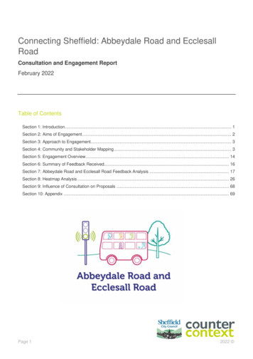 Connecting Sheffield: Abbeydale Road And Ecclesall Road