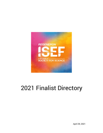 2021 Finalist Directory - Microsoft