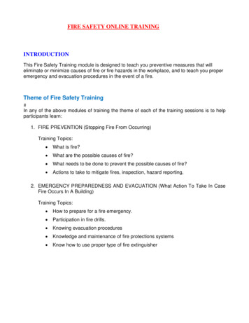 Fire Safety Training-3webbased - Florida Atlantic University