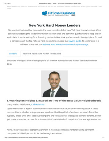 New York Hard Money Lenders