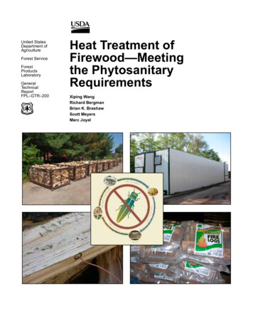 Heat Treatment Of - US Forest Service