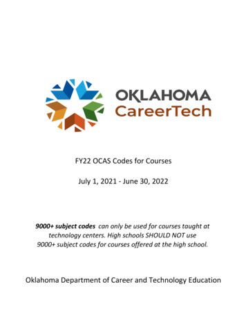 Oklahoma Department Of Career And Technology Education