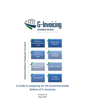 A Guide To Preparing For The Governmentwide Rollout Of G-Invoicing