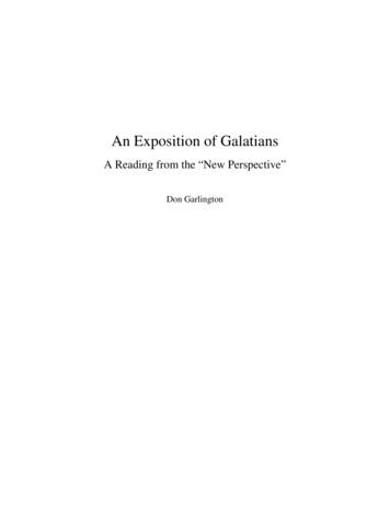 An Exposition Of Galatians