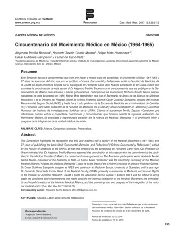 Cincuentenario Del Movimiento Médico En México (1964-1965)
