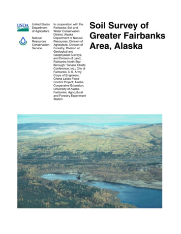 Soil Survey Of Greater Fairbanks Area, Alaska - USDA