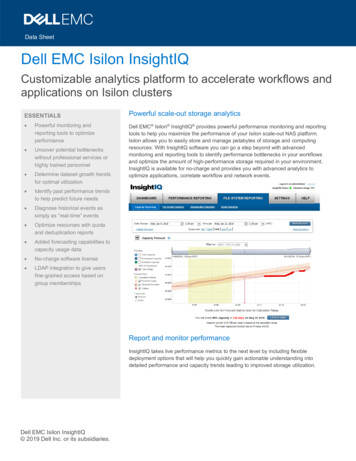 Dell EMC Isilon InsightIQ