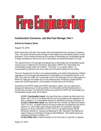 Construction Concerns: Job Site Fuel Storage, Part 1