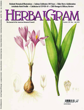 Redouté Botanical Illustrations Indena Celebrates 100 . - Herbalgram