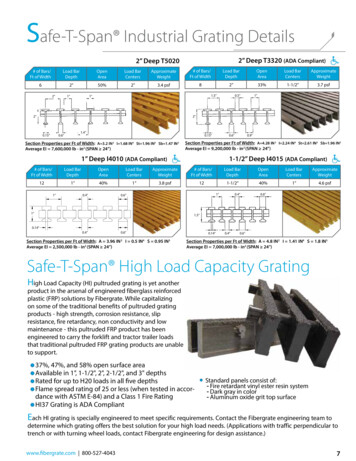 Safe-T-Span Industrial Grating Details - Fibergrate