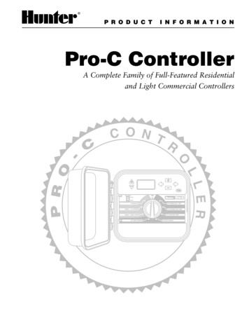 Hunter Pro-C Controller Troubleshooting Guide And Product Information