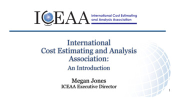 International Cost Estimating And Analysis Association - Dhs.gov