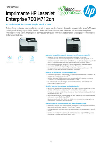 Imprimante HP LaserJet Enter Prise 700 M712dn