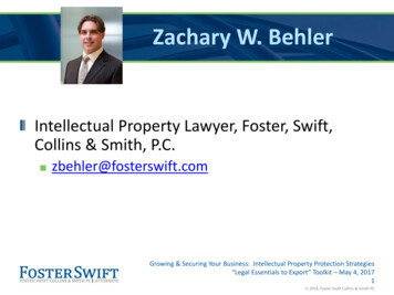 Intellectual Property Lawyer, Foster, Swift, Collins & Smith, P.C.