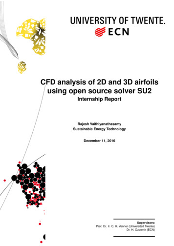 CFD Analysis Of 2D And 3D Airfoils Using Open Source Solver SU2
